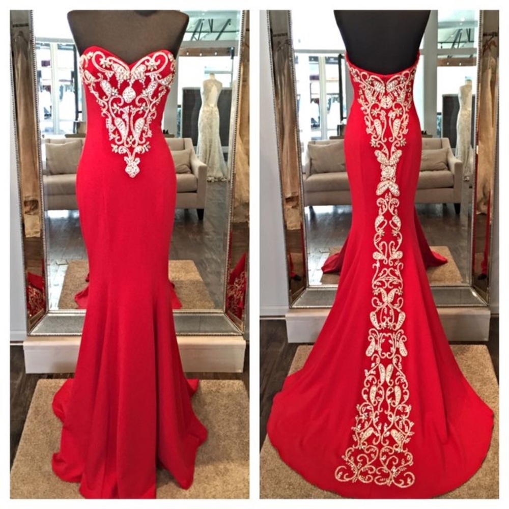 JOVANI RED DRESS